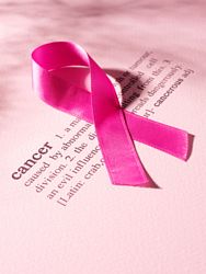 cancer definition with breast cancer ribbon